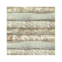 Load image into Gallery viewer, Stamperia - Polyester Fabric 12"X12" - 4/Pkg - Old Lace. Available at Embellish Away located in Bowmanville Ontario Canada.