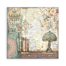 Load image into Gallery viewer, Stamperia - Single-Sided Paper Pad 12"X12" - 22/Pkg - Brocante Antiques. Start your project off right with the perfect paper for scrapbook pages, greeting cards, bookmarks, gift cards, mixed media and much more! Available at Embellish Away located in Bowmanville Ontario Canada.