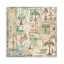 Load image into Gallery viewer, Stamperia - Single-Sided Paper Pad 12"X12" - 22/Pkg - Brocante Antiques. Start your project off right with the perfect paper for scrapbook pages, greeting cards, bookmarks, gift cards, mixed media and much more! Available at Embellish Away located in Bowmanville Ontario Canada.