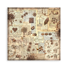 Cargar imagen en el visor de la galería, Stamperia - Single-Sided Paper Pad 8"X8" - 22/Pkg - Coffee And Chocolate. All you need for scrapbooking! This package contains twenty-two 8x8 inch sheets of single-sided paper, each in different designs. Acid free. Available at Embellish Away located in Bowmanville Ontario Canada.