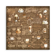 Cargar imagen en el visor de la galería, Stamperia - Single-Sided Paper Pad 8"X8" - 22/Pkg - Coffee And Chocolate. All you need for scrapbooking! This package contains twenty-two 8x8 inch sheets of single-sided paper, each in different designs. Acid free. Available at Embellish Away located in Bowmanville Ontario Canada.