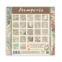 Load image into Gallery viewer, Stamperia - Single-Sided Paper Pad 12"X12" - 22/Pkg - Brocante Antiques. Start your project off right with the perfect paper for scrapbook pages, greeting cards, bookmarks, gift cards, mixed media and much more! Available at Embellish Away located in Bowmanville Ontario Canada.
