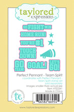 Charger l'image dans la galerie, Taylored Expressions - Stamp and Die - Perfect Pennant - Team Spirit. At Embellish Away in Bowmanville Ontario Canada.