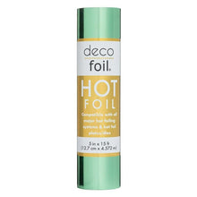 Load image into Gallery viewer, Therm-O Web - Deco Foil Hot Foil Roll - 5" x 15 ft. - Mint. Available at Embellish Away located in Bowmanville Ontario Canada.