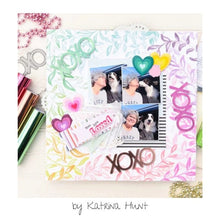 Load image into Gallery viewer, Therm-O Web - Deco Foil Hot Foil Roll - 5" x 15 ft. - Mint. Available at Embellish Away located in Bowmanville Ontario Canada. Scrapbook layout by Katrina Hunt