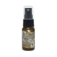 Load image into Gallery viewer, Tim Holtz - Distress Mica Stain - 1oz - Select from Drop Down. Tim Holtz Mica Stains add colorful, pearlescent shimmer to paper crafts or mixed media projects. Mica stains adhere to paper, canvas, wood, fabric and other porous surfaces. Available at Embellish Away located in Bowmanville Ontario Canada. Crooked Broomstick