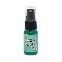 Load image into Gallery viewer, Tim Holtz - Distress Mica Stain - 1oz - Select from Drop Down. Tim Holtz Mica Stains add colorful, pearlescent shimmer to paper crafts or mixed media projects. Mica stains adhere to paper, canvas, wood, fabric and other porous surfaces. Available at Embellish Away located in Bowmanville Ontario Canada. Frosty Mint