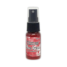 Load image into Gallery viewer, Tim Holtz - Distress Mica Stain - 1oz - Select from Drop Down. Tim Holtz Mica Stains add colorful, pearlescent shimmer to paper crafts or mixed media projects. Mica stains adhere to paper, canvas, wood, fabric and other porous surfaces. Available at Embellish Away located in Bowmanville Ontario Canada. Peppermint Stick