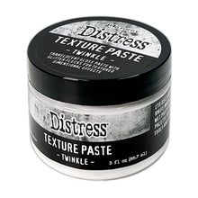 Load image into Gallery viewer, Tim Holtz - Distress Texture Paste - 3oz - Twinkle. Add texture and sparkle to Winter Holiday creations. At Embellish Away in Bowmanville Ontario Canada.