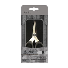 Load image into Gallery viewer, Tim Holtz - Haberdashery Scissors - 5". TONIC STUDIOS. Available at Embellish away located in Bowmanville Ontario Canada.