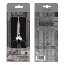 Load image into Gallery viewer, Tim Holtz - Haberdashery Scissors - 6". TONIC STUDIOS-Tim Holtz Haberdashery Scissors. Introducing the latest addition to the Tim Holtz and Tonic Studios Collection! Available at Embellish away located in Bowmanville Ontario Canada.