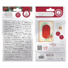 Load image into Gallery viewer, Tonic Studios - 3D Embossing Folder - Season's Greetings - Timeless Tidings. Tailored to suit the more traditional crafter, this collection is perfect for those who enjoy nostalgic imagery. Available at Embellish Away located in Bowmanville Ontario Canada.