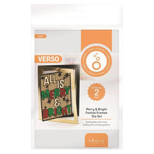 Load image into Gallery viewer, Tonic Studios - Die Set - Merry & Bright Festive Frames. Elevate your cardmaking with this delightful and fun addition to our range, perfect for creating simple yet striking Christmas-themed cards! Available at Embellish Away located in Bowmanville Ontario Canada.