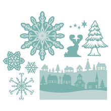 Load image into Gallery viewer, Tonic Studios - Die Set - Winter's Veil. This collection is a must-have for winter cardmakers and paper crafters! Available at Embellish Away located in Bowmanville Ontario Canada.