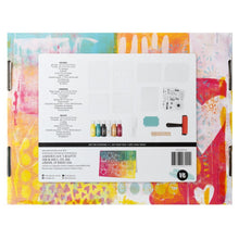 Load image into Gallery viewer, Vicki Boutin - Mixed Media - Card Kit - Gel Print. The user-friendly Gel Press plate makes printmaking accessible to everyone. Simply apply paint, press, and reveal your creations effortlessly. Available at Embellish Away located in Bowmanville Ontario Canada.