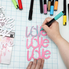 Load image into Gallery viewer, Vicki Boutin - Mixed Media Paint Markers - 12/Pkg. Immerse High-quality acrylic paints, watercolors, and metallic texture pastes to versatile ink pads and intricate stencils. Available at Embellish Away located in Bowmanville Ontario Canada.