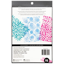 Load image into Gallery viewer, Vicki Boutin - Mixed Media Stencil - 3/Pkg - 5"X7". Immerse yourself in the Vicki Boutin Mixed Media Collection, where creativity knows no bounds. Floral, a set of three precision tools designed for versatile applications. Available at Embellish Away located in Bowmanville Ontario Canada.