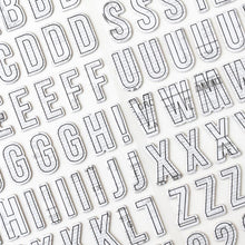 Load image into Gallery viewer, Vicki Boutin - Mixed Media Thickers Stickers - 142/Pkg - Alpha. Immerse yourself in the Vicki Boutin Mixed Media Collection, where creativity knows no bounds. Available at Embellish Away located in Bowmanville Ontario Canada.