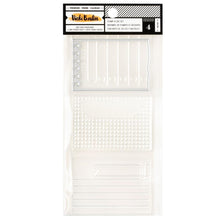 Load image into Gallery viewer, Vicki Boutin Stamp & Die Set- Notepad, a dynamic combination of high-quality acrylic stamps and matching dies. This stamp and die set will become an essential tool for adding intricate and detailed designs to your creations. Includes a 4 piece set. Available at Embellish Away located in Bowmanville Ontario Canada.