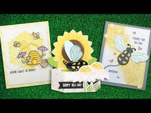 Load and play video in Gallery viewer, Lawn Cuts - Custom Craft Die Pop-Up - Bee. Dies are perfect for cards, scrapbooks, journals, gift cards, bookmarks and more. Simply cut the shapes and decorate in your favorite way. Available at Embellish Away located in Bowmanville Ontario Canada.