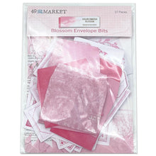 Cargar imagen en el visor de la galería, 49 And Market - Envelope Bits - Color Swatch - Blossom. The Envelope Bits set is an assortment of 37 various pieces. 31 die-cut labels and bits are printed on cardstock. Pack also includes 6 paper mini envelopes. Available at Embellish Away located in Bowmanville Ontario Canada.