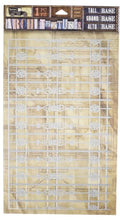 Load image into Gallery viewer, 7Gypsies - Architextures Tall Base - Fence. Something new to craft with, these wonderful Bases were created to jump start the mixed media layering process when a textured background is desired, but there is not time for stencils and mediums. Get the look with this fun new patented technology that starts the layering process, but offers so much more that the traditional techniques cannot. Bases can be used as is or altered to change the color, distressing or finish. You can transform them right on the acetat