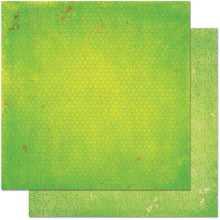 Load image into Gallery viewer, BoBunny - Double Dot Collection. This 12x12 inch double-sided heavy weight scrapbooking papers. Available in a variety of designs, colours, each sold separately. Acid and lignin free. Made in USA. Kiwi Lime Green. Available at Embellish Away located in Bowmanville Ontario Canada.
