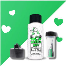 Load image into Gallery viewer, Bearly Art - Precision Craft Glue - The Mini. 2 FL Oz, Tip Kit, Tip Cap. CLEAR & FAST-DRYING, MULTIPLE-SIZED TIPS, WRINKLE & CLUMP RESISTANT, NON-TOXIC & FREEZE/THAW STABLE. Available at Embellish Away located in Bowmanville Ontario Canada.