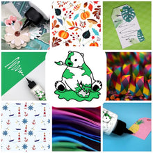 Load image into Gallery viewer, Bearly Art - Precision Craft Glue - The Original. 4 Fl Oz, Tip Kit, Tip Cap. CLEAR-DRYING, MULTIPLE-SIZED TIPS, WRINKLE & CLUMP RESISTANT, NON-TOXIC & FREEZE/THAW STABLE. Available at Embellish Away located in Bowmanville Ontario Canada.