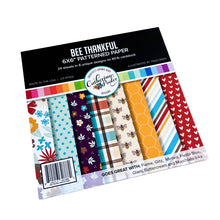 將圖片載入圖庫檢視器 Catherine Pooler - 6x6 Patterned Paper - Bee Thankful. Add a bee-utiful touch to your cards with the Bee Thankful Patterned Paper. This pack is a lovely mix of floral and bee inspired patterns and coordinating prints. Available at Embellish Away located in Bowmanville Ontario Canada.