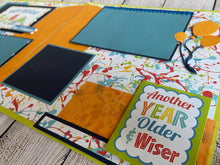 Load image into Gallery viewer, Birthday Boy Balloons 12X12 Double-Page Scrapbook Layout