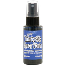 Load image into Gallery viewer, Tim Holtz - Distress Spray - Stain. Spray directly on porous surfaces a quick, easy ink coverage. Mist with water to blend color and get mottled effects. This package contains one 1.9oz. Comes in a variety of colors. Available at Embellish Away located in Bowmanville Ontario Canada. Blueprint Sketch