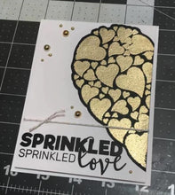 Load image into Gallery viewer, Brutus Monroe - Embossing Powder - Gilded Sparkle. Card example by brand ambassador.