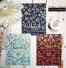 Load image into Gallery viewer, Brutus Monroe - Embossing Powder - Gilded. card example by brand ambassador.