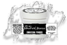 Load image into Gallery viewer, Brutus Monroe - Embossing Powder -icicle 6oz. 6 Ounces. Available at Embellish Away located in Bowmanville Ontario Canada.