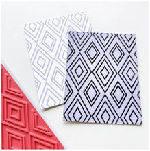 將圖片載入圖庫檢視器 Catherine Pooler - Background Stamp - Diamonds Are Forever. They say diamonds are forever and this background stamp will forever be a favorite! This geometric nesting diamond pattern will add a just right design to your card's background. Available at Embellish Away located in Bowmanville Ontario Canada.