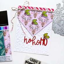 Charger l'image dans la galerie, Catherine Pooler - Cover Plate Die - Belly Laughs. Perfect embossed in sparkly holiday colors or just left white to add interest to your project background. Try embellishing one of the snowflakes for a pop of holiday magic! Available at Embellish Away located in Bowmanville Ontario Canada. Card design by brand ambassador.