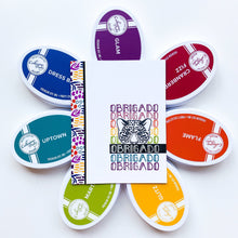 Load image into Gallery viewer, Catherine Pooler - Die Set - Take a Peek. The Take a Peek Dies coordinate with the Take a Peek Stamp set to create endless possibilities. Use the dies to cut out the giraffe, cheetah, hippo or zebra along with their extras for lots of fun and creativity. Available at Embellish Away located in Bowmanville Ontario Canada. Card example by brand ambassador.