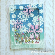Load image into Gallery viewer, Catherine Pooler - Dies - Snowflake Trio. Snowflakes not 1, not 2 but 3 ways with the Snowflake Trio Dies. Three different sizes, styles, and designs to cover all your snowflake needs this season. Available at Embellish Away located in Bowmanville Ontario Canada.