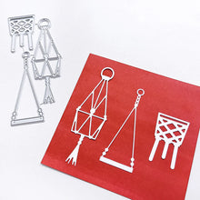 Load image into Gallery viewer, Catherine Pooler - Dies - Wicker & Weave. The trend is hanging on...macrame and rattan are back! And what better way to showcase the plants in our Green Thumb Stamp Set than with this set of fun plant stand dies. Available at Embellish Away located in Bowmanville Ontario Canada.