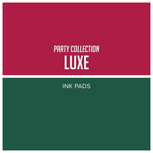 Load image into Gallery viewer, Catherine Pooler - Party Collection Luxe - Ink Pads. When your Party card calls for a little elegance, you might need to reach for a darker, rich, jewel tone accent. For those occasions, we offer the Luxe Collection. Fully saturated, deep shades of luxurious color, these colors will round out each Party Color family with a bang. Available at Embellish Away located in Bowmanville Ontario Canada.