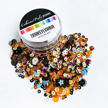 Cargar imagen en el visor de la galería, Catherine Pooler - Sequin Mix - Transylvania. Tucked in the Romanian mountains in the region of Transylvania you will find the castle at the heart of the legend of Dracula. Available at Embellish Away located in Bowmanville Ontario Canada.