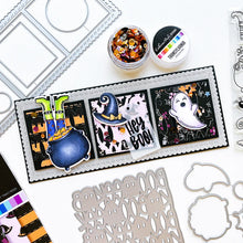 Cargar imagen en el visor de la galería, Catherine Pooler - Sequin Mix - Transylvania. Tucked in the Romanian mountains in the region of Transylvania you will find the castle at the heart of the legend of Dracula. Available at Embellish Away located in Bowmanville Ontario Canada. Card design by brand ambassador. Card example by brand ambassador.