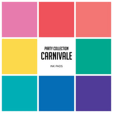 Load image into Gallery viewer, Catherine Pooler - Party Collection - Carnivale Ink Pads. The Carnivale Collection has 8 gorgeous vibrant ink refill colors. Select All That Jazz, Be Mine, Coral Cabana, Grape Crush, Limoncello, Mardi Gras, Samba, Suede Shoes. Available at Embellish Away located in Bowmanville Ontario Canada.