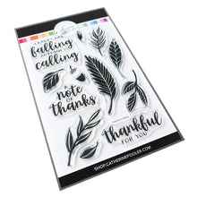 Load image into Gallery viewer, Catherine Pooler - Stamp And Die Set - Autumn is Calling. This set will work perfectly with all the cards you make as leaves start to fall and the weather starts to turn. Use the many different leaves for all your fall themed cards. Available at Embellish Away located in Bowmanville Ontario Canada.