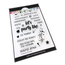 Load image into Gallery viewer, Catherine Pooler - Stamp Set - Party Like It's. Available at Embellish Away located in Bowmanville Ontario Canada.