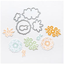 Cargar imagen en el visor de la galería, Catherine Pooler - Stamp & Die Set - Love & Lace. Add a little lace to your card with the Love & Lace Stamp & Die Set. This intricate border stamp will add a lovely lace accent to your card or project. Available at Embellish Away located in Bowmanville Ontario Canada.