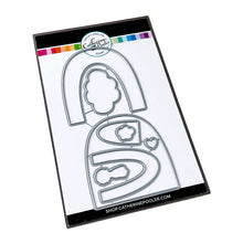 Load image into Gallery viewer, Catherine Pooler - Stamp & Dies Set - Smile Bright. Smile Bright! This 6x8 Stamp Set and coordinating dies are ready for you to piece it together to your hearts content to create a modern, boho rainbow. Available at Embellish Away located in Bowmanville Ontario Canada.