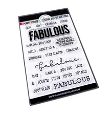 Load image into Gallery viewer, Catherine Pooler - Stamps - Just Plain Fabulous Sentiments. Let your most fabulous friend know they are legendary with the Just Plain Fabulous Sentiments Stamp Set. Available at Embellish Away located in Bowmanville Ontario Canada.