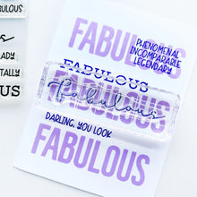 Load image into Gallery viewer, Catherine Pooler - Stamps - Just Plain Fabulous Sentiments. Let your most fabulous friend know they are legendary with the Just Plain Fabulous Sentiments Stamp Set. Available at Embellish Away located in Bowmanville Ontario Canada.